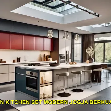 50 Ide Desain Kitchen Set Modern di Taman Sari